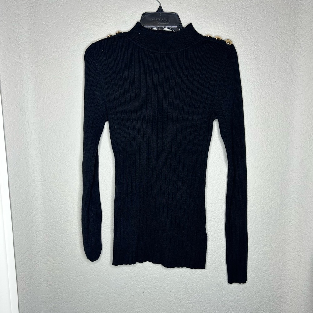 Long sleeve black sweater